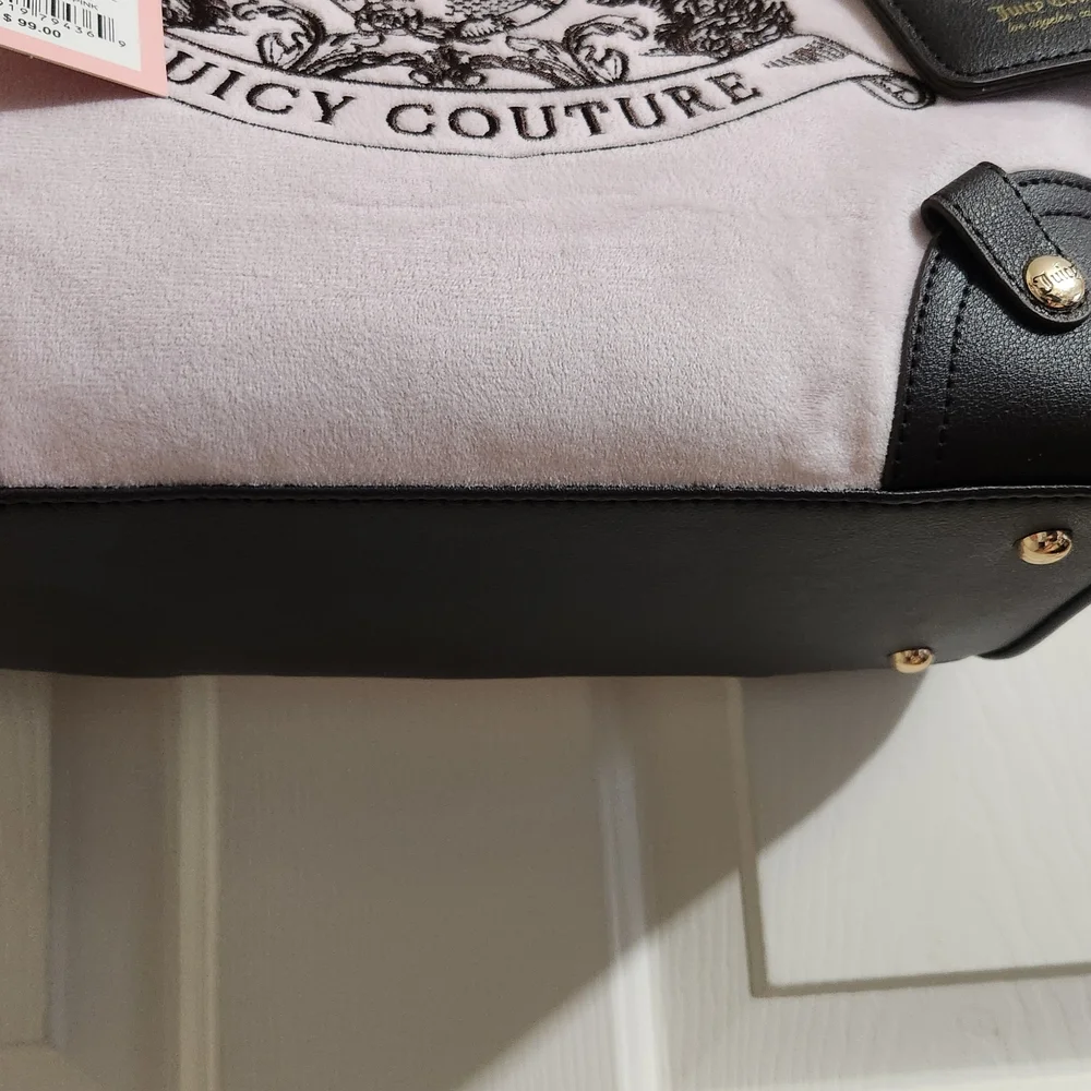 Juicy Couture Classic Scottie Dog Daydreamer Tote Pink NWT - Picture 7 of 9